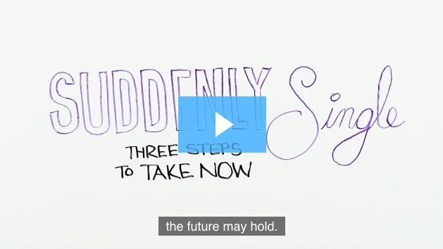 Suddenly Single: 3 Steps to Take Now