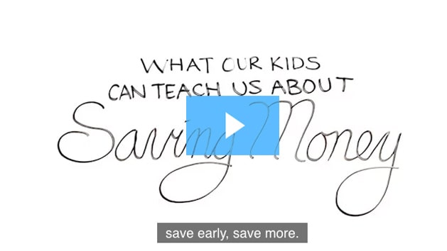 What Our Kids Can Teach us About Saving Money
